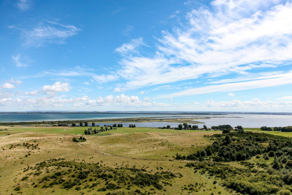 Blick auf die Insel Hiddensee